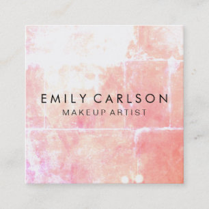 Cartão De Visita Quadrado Grunge chique