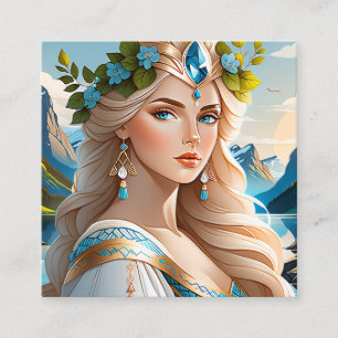 Cartão De Visita Quadrado Há algo especial e único sobre Scandi