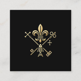 Cartão De Visita Quadrado Heraldische Symbole