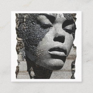 Cartão De Visita Quadrado história