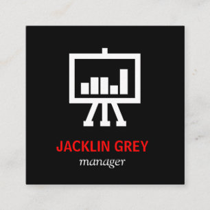 Cartão De Visita Quadrado Ícone da carta