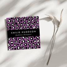 Impressão Animal, Leopardo Roxo, Manchas de Chita,