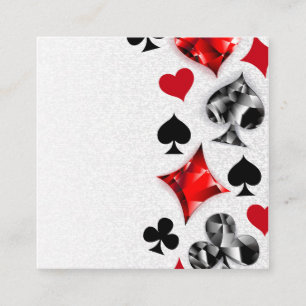 Cartão De Visita Quadrado Jogador Jogador Jogador Jogador Jogador Jogador Jo