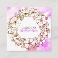 Lavagem De Aquarelas De Jardinagem Ou Florestais