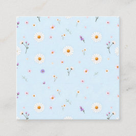 Cartão De Visita Quadrado Lilac Bloomlets