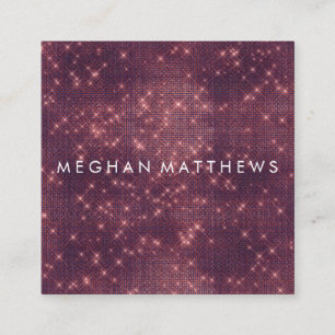 Cartão De Visita Quadrado Lista de estilos de beleza gótica escura