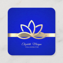 Listra Dourada Moderna, Lotus Dourado Azul Real