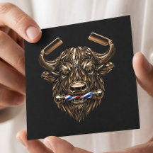 Logo de Salão de Cabeleireiro Navalha de Búfalo de