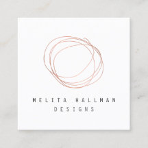 Logotipo de caractere mínimo do designer em Rosa D