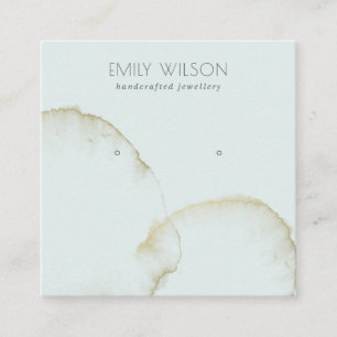 CARTÃO DE VISITA QUADRADO LOGOTIPO DE EXIBIÇÃO DE EXIBIÇÃO DO ESTUDO DE 