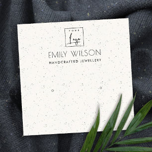 CARTÃO DE VISITA QUADRADO LOGOTIPO DE EXIBIÇÃO DO ESTUDO DE EXIBIÇÃO DE 