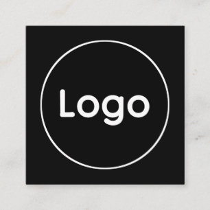 Cartão De Visita Quadrado Logotipo Personalizado 