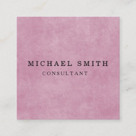 Cartão De Visita Quadrado Logotipo personalizado minimalista de código QR mo