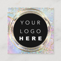 Logotipo QRCode Compro online Quadro Dourado Holog