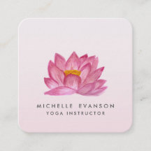 Lotus Floral Yoga Instrutor Elegante Blush Rosa