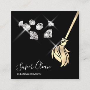 Cartão De Visita Quadrado Maid Clearing House