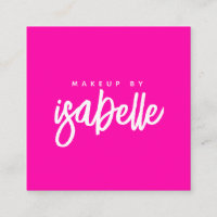 Makeup Artist Script Hot Pink Minimalista