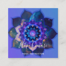 Mandala de Lótus Azul