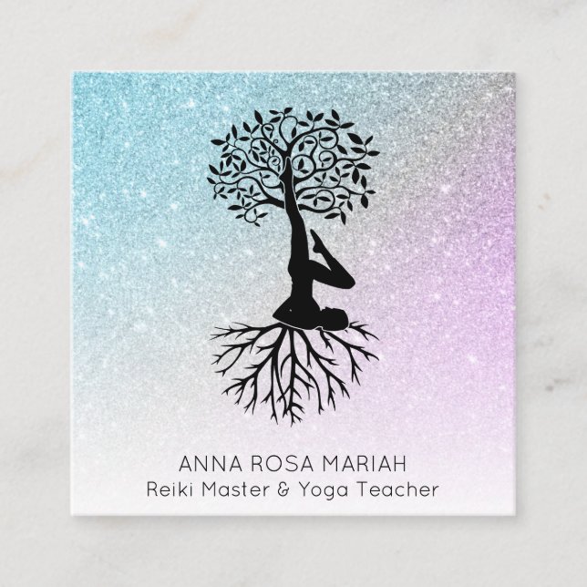 Cartão De Visita Quadrado *~* MANUTENÇÃO DE PEÇAS - lótus (Frente)