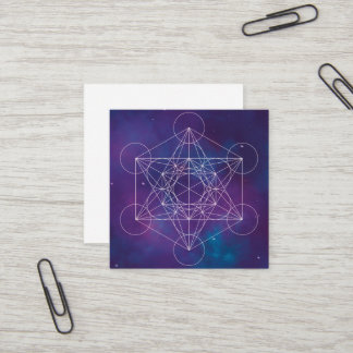 Cartão De Visita Quadrado metatron