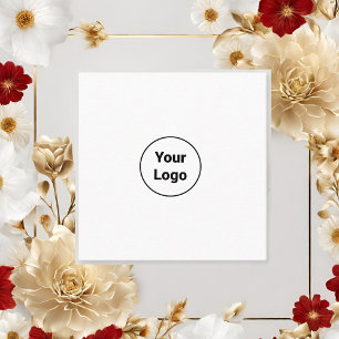 CARTÃO DE VISITA QUADRADO MÍNIMO SIMPLES ADICIONE O TEXTO PERSONALIZADO DO L