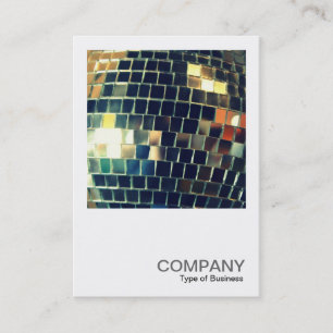 Cartão De Visita Quadrado - Mirror Ball (Foto quadrada 0420)