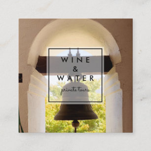 Cartão De Visita Quadrado Mission Belts California Photo Viagem Turismo