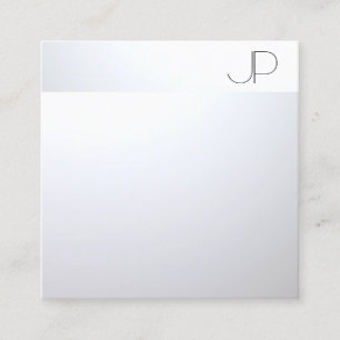 Cartão De Visita Quadrado Modelo de aparência profissional Elegante moderna