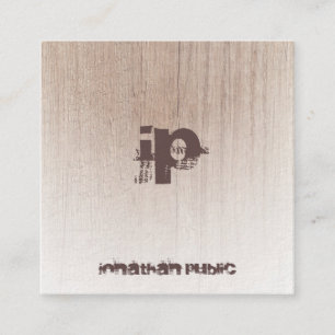 Cartão De Visita Quadrado Modelo de Mão de Obra com Texto em Forma de Dificu