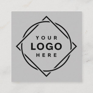 CARTÃO DE VISITA QUADRADO MODERNOS, ELEGANTES E PERSONALIZÁVEIS