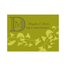 Monogrammed profissional elegante da ioga   da