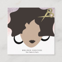 Mulher Brown Hair Faux Dourada Glitter Salon Beaut