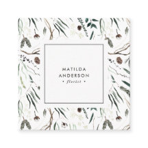 Na moda floral elegante moderno de aquarelas mudas