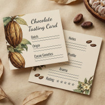 Notas de Degustação de Chocolate Artesanal Vintage
