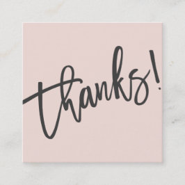 Cartão De Visita Quadrado OBRIGADOS MODERNOS MANUTENTES - moenda - pincel - 