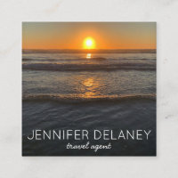 Ocean Beach Waves Sunset Nature Photo Viagem