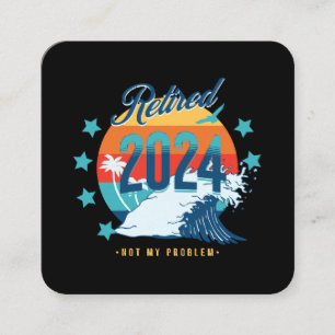 Cartão De Visita Quadrado Oficialmente Reformado 2024