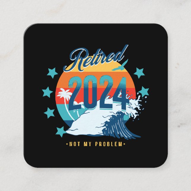 Cartão De Visita Quadrado Oficialmente Reformado 2024 (Frente)