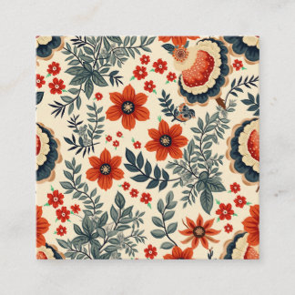 Cartão De Visita Quadrado outono