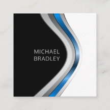 Padrão moderno de curvas metálicas profissionais e