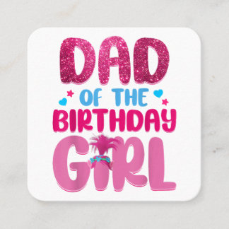 Cartão De Visita Quadrado Pai E Mãe A Matar A Família Aniversário