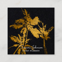 Palmeiras Dourados tropicais escuras modernas