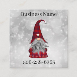 Cartão De Visita Quadrado Papais noeis de Natal