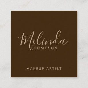 Cartão De Visita Quadrado Papel de embalagem Moderno profissional do roteiro