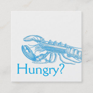 Cartão De Visita Quadrado Para restaurantes