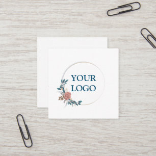 Cartão De Visita Quadrado Personalizado Personalizado Seu Próprio Logotipo 