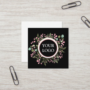 Cartão De Visita Quadrado Personalizado Personalizado Seu Próprio Logotipo Q