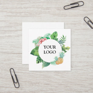 Cartão De Visita Quadrado Personalizado Personalizado Seu Próprio Logotipo Q