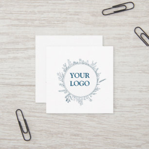 Cartão De Visita Quadrado Personalizado Personalizado Seu Próprio Logotipo Q