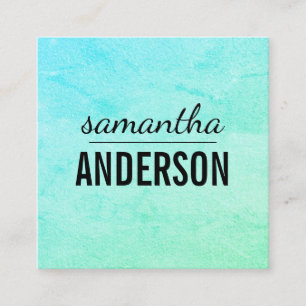 Cartão De Visita Quadrado Pias batismais misturadas minimalistas/textura